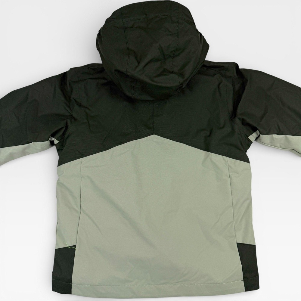 COLUMBIA Bugaboo III Fleece Interchange Jacket Kids Youth XS Green Orange Hooded - Picture 5 of 13
